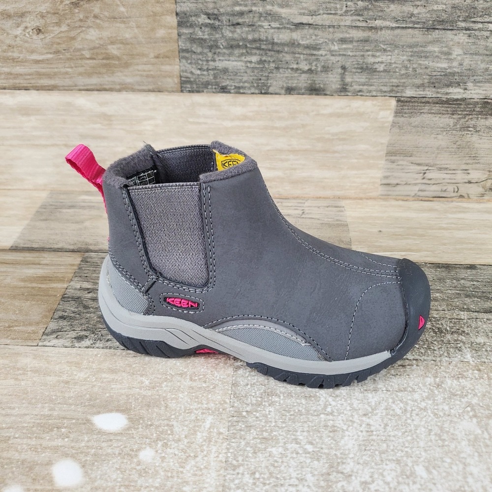Keen Kootenay III Chelsea Boot Kids Sz 8 Waterproof‎ Round Toe Pull On NWOB
